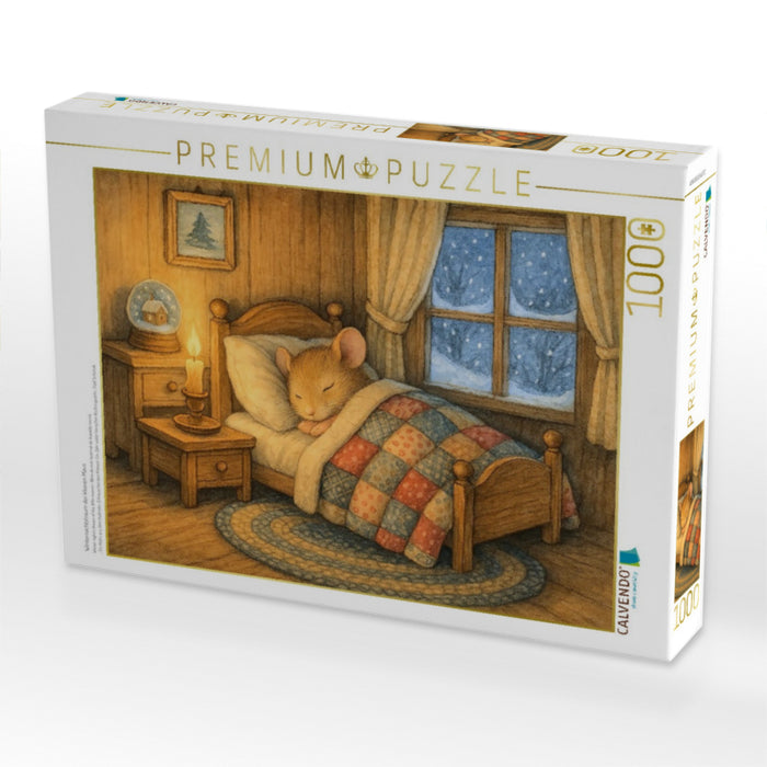 Winternachtstraum der kleinen Maus - CALVENDO Foto-Puzzle'