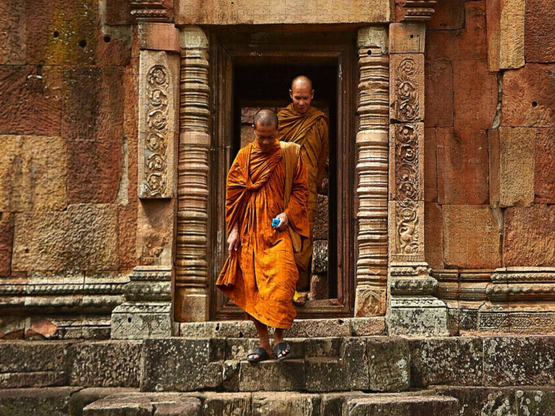 Traditionelle Mönche - CALVENDO Foto-Puzzle'