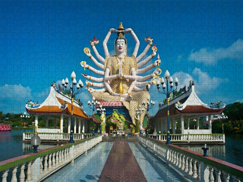 Guanyin Statue mit 18 Armen - CALVENDO Foto-Puzzle'