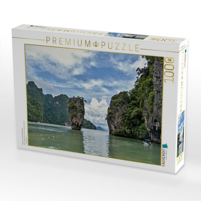 Felsen von Khao Phing Kan - CALVENDO Foto-Puzzle'