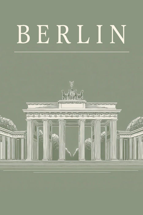 Premium Textil-Leinwand Berlin