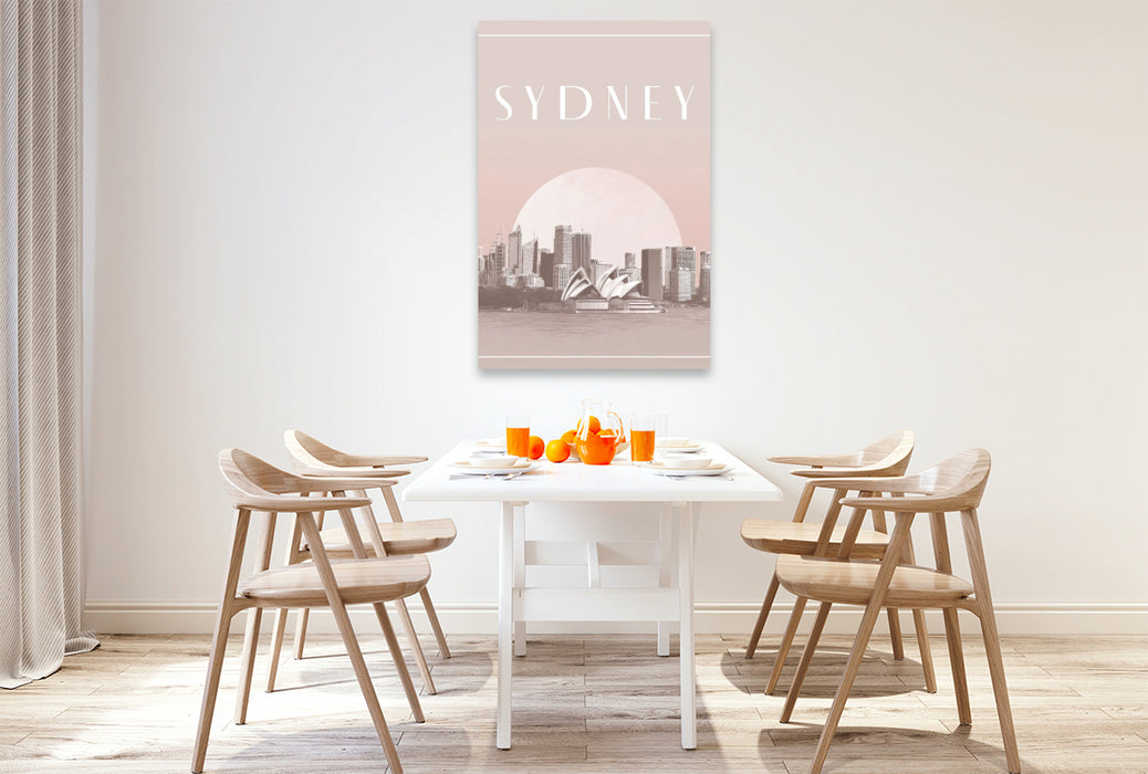 Premium Textil-Leinwand Sydney