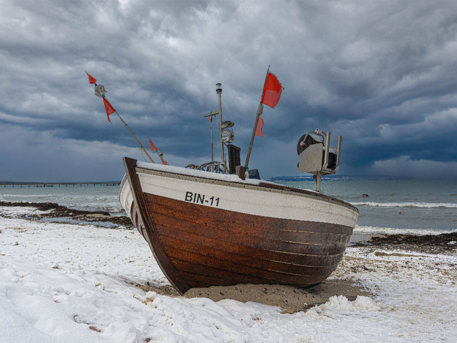 Fischerboot in Binz - CALVENDO Foto-Puzzle'