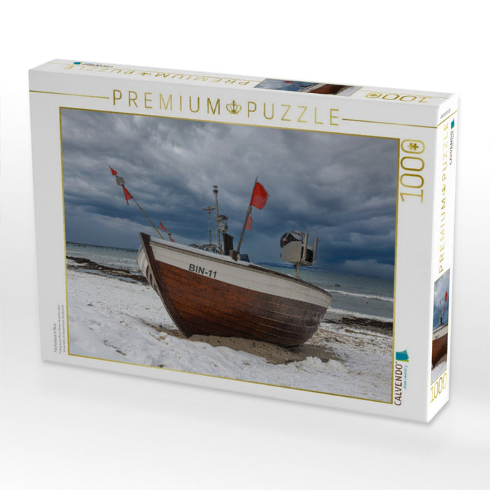 Fischerboot in Binz - CALVENDO Foto-Puzzle'