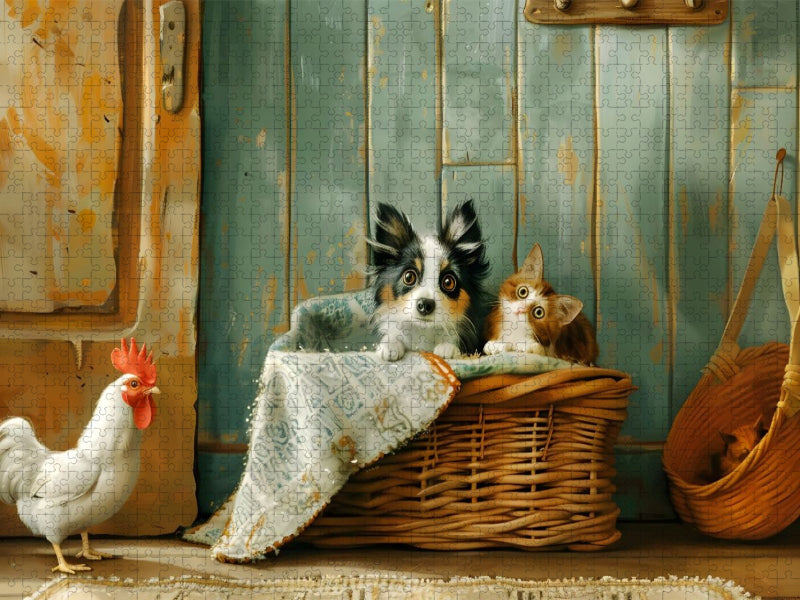 Ein Motiv aus dem Kalender "Schnauze voll Glück" - CALVENDO Foto-Puzzle'