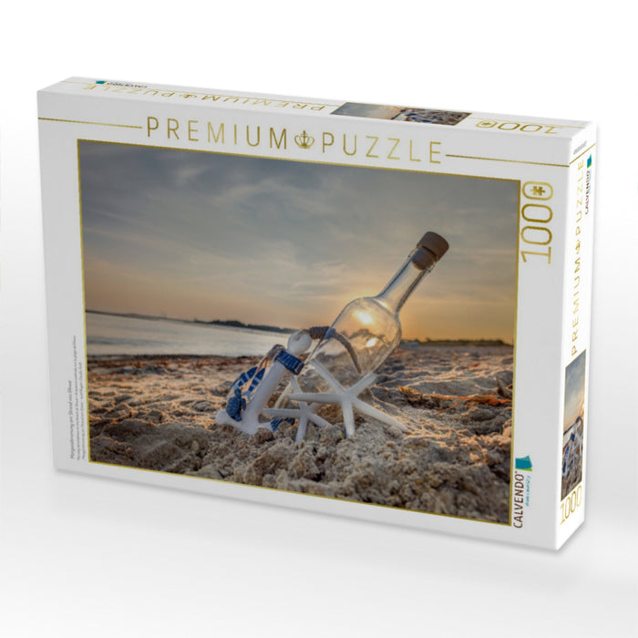 Morgenstimmung am Strand von Glowe - CALVENDO Foto-Puzzle'