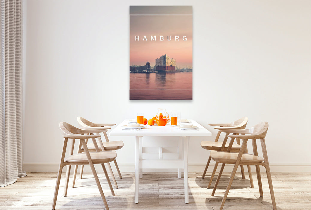 Premium Textil-Leinwand Hamburg