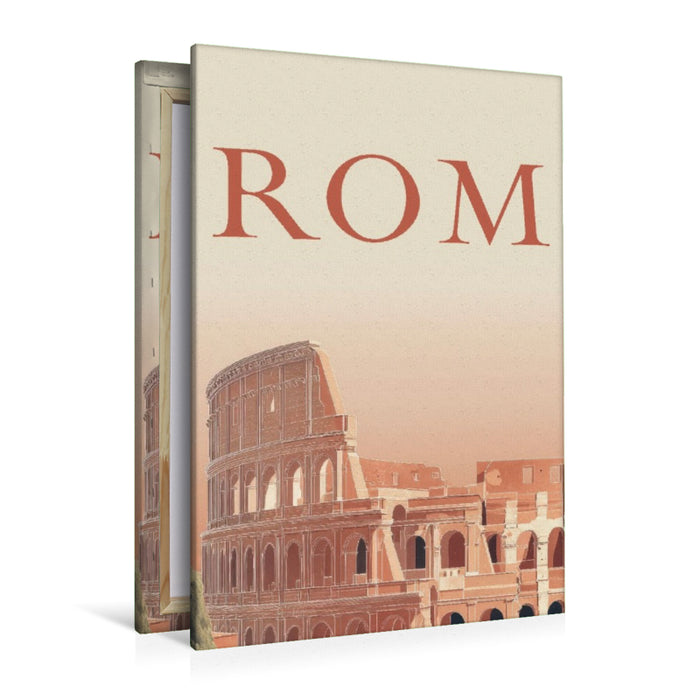 Premium Textil-Leinwand Rom
