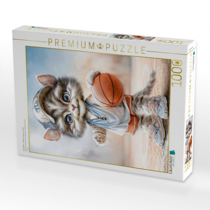 Basketball - dribbeln, passen, werfen - CALVENDO Foto-Puzzle'