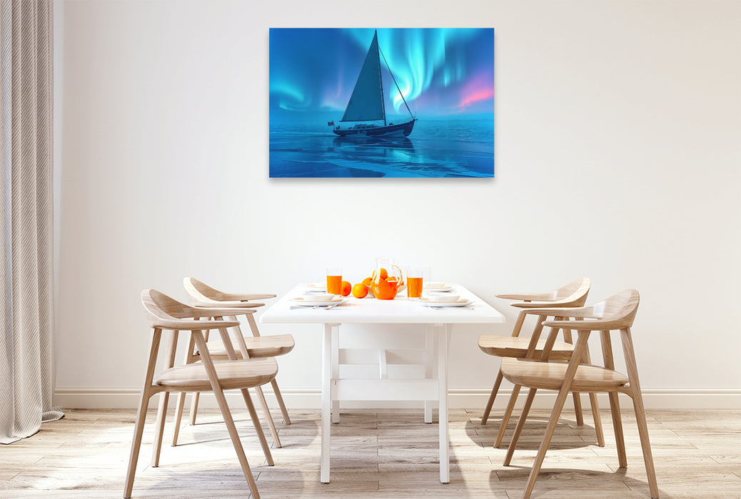 Premium Textil-Leinwand Eiswindsegel