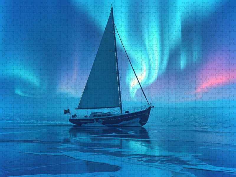 Eiswindsegel - CALVENDO Foto-Puzzle'