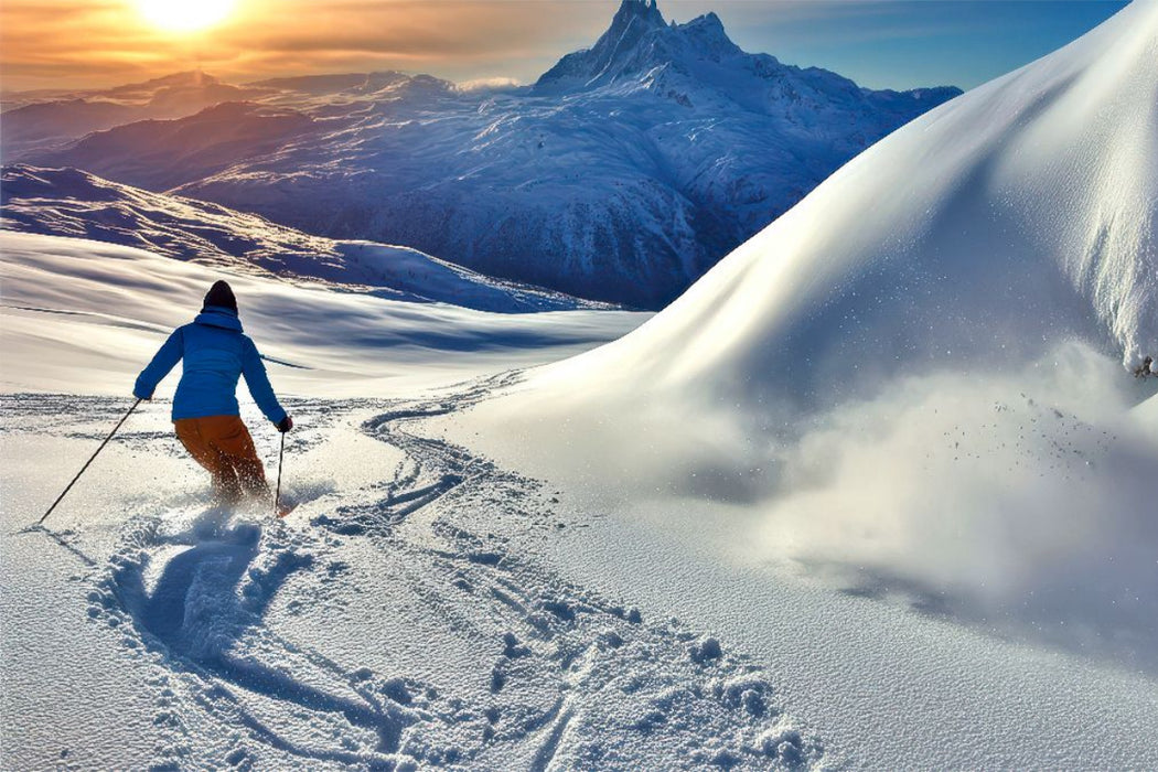 Premium Textil-Leinwand Die Stille genießen