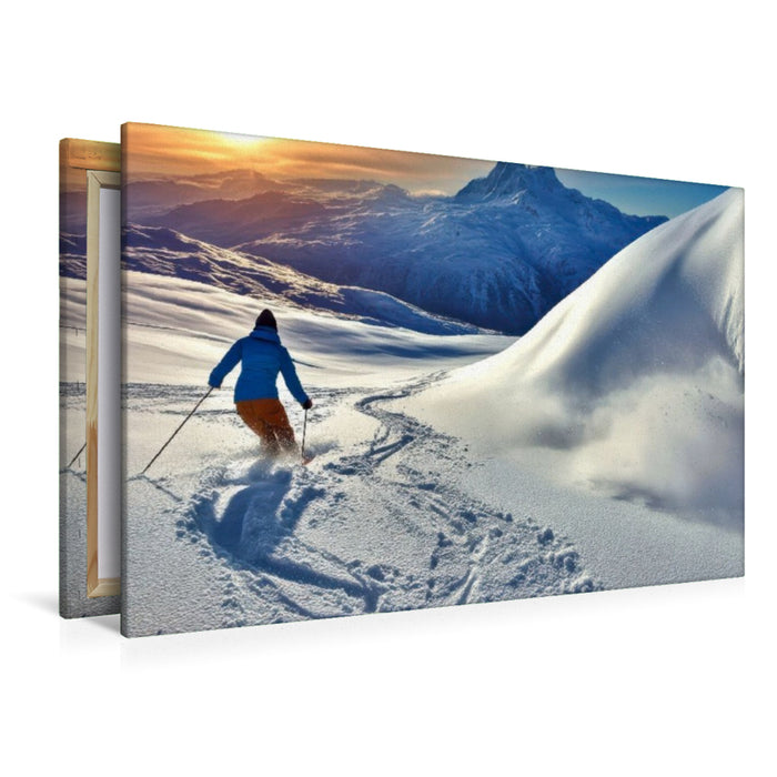 Premium Textil-Leinwand Die Stille genießen