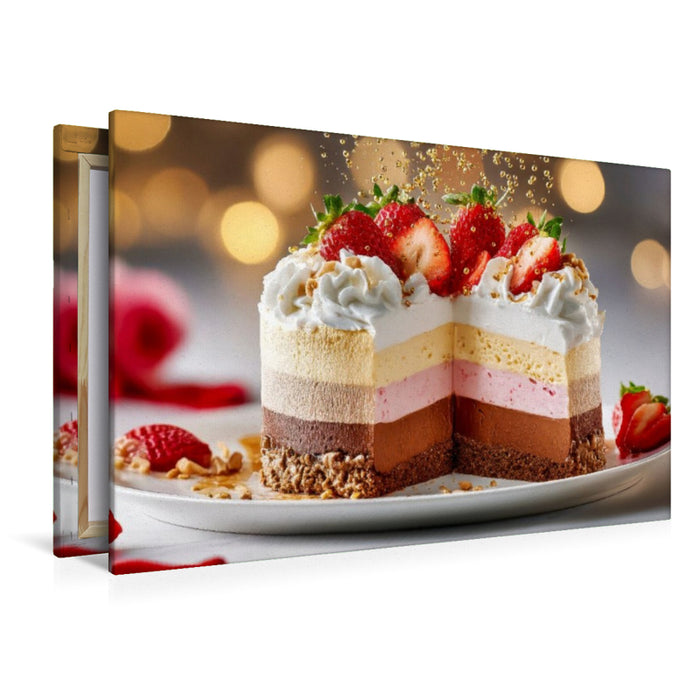 Premium Textil-Leinwand So sieht eine Eisbome aus