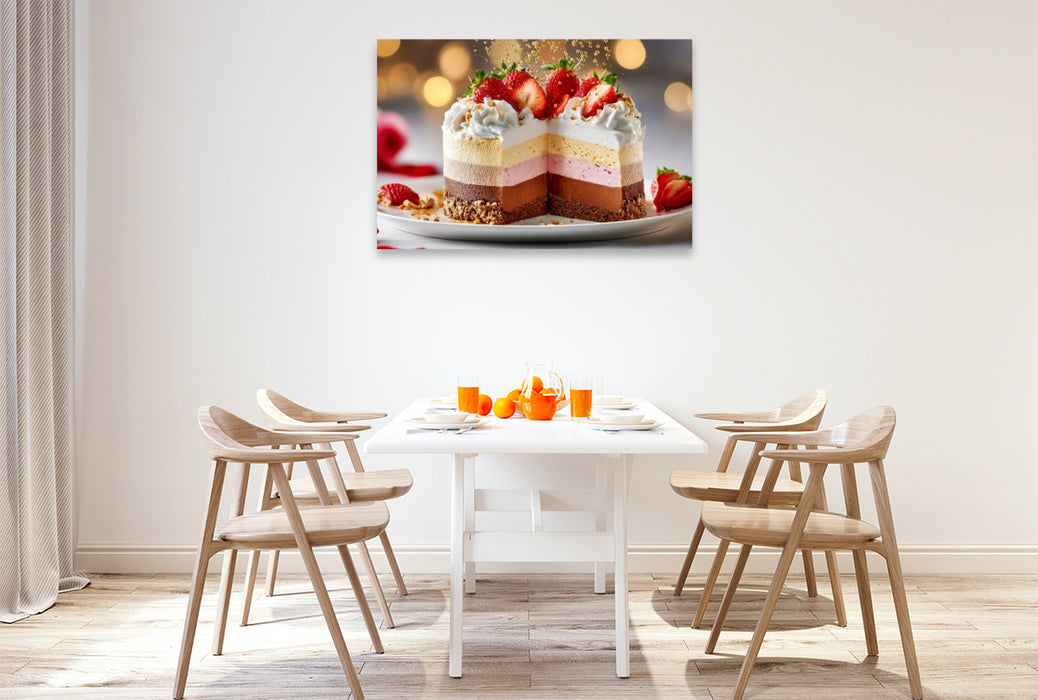 Premium Textil-Leinwand So sieht eine Eisbome aus