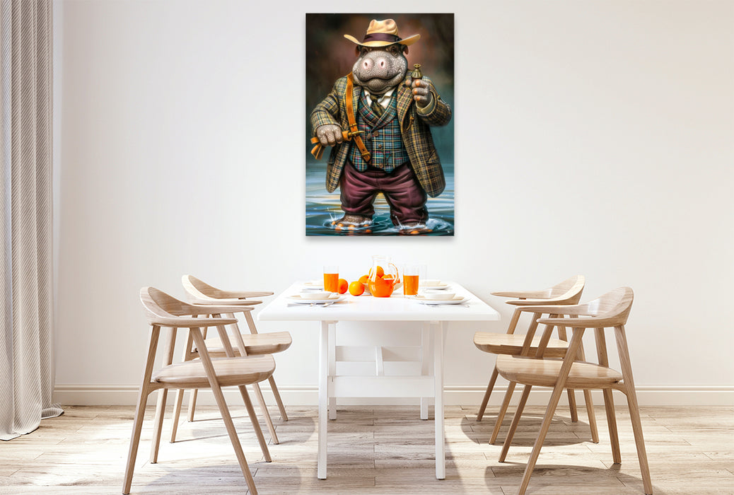 Premium Textil-Leinwand Der Reiche Herr ToTo