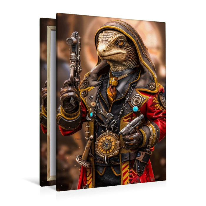 Premium Textil-Leinwand Capt. Harrow