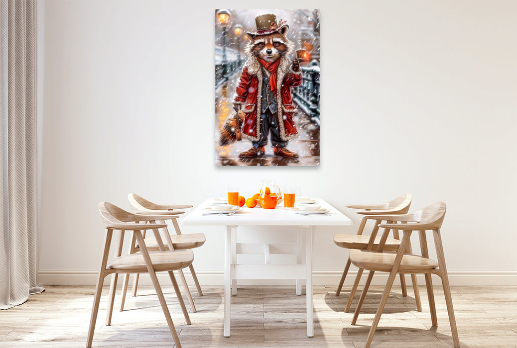 Premium Textil-Leinwand Peter Schlaufuchs