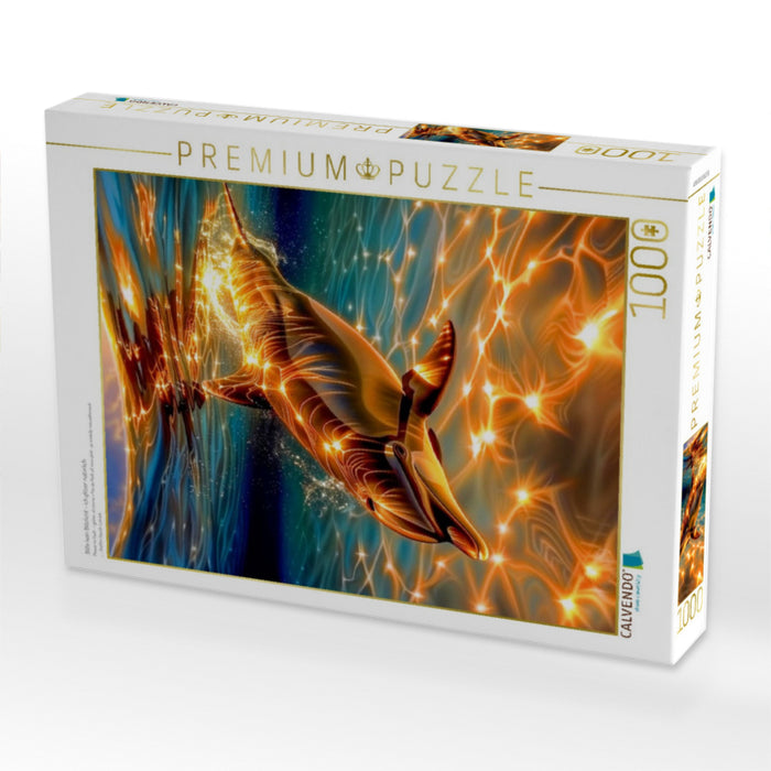 Bitte kein Blitzlicht – ich glitzer natürlich - CALVENDO Foto-Puzzle'