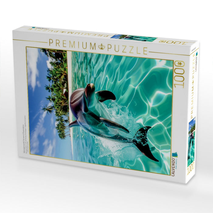 Wassergymnastik? Ich nenn’s Flossendance - CALVENDO Foto-Puzzle'