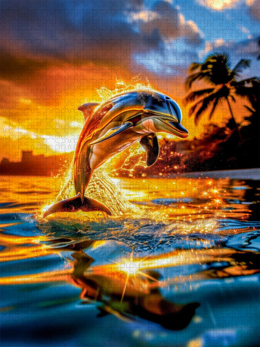 Keine Sorge, ich hab die Flosse im Griff - CALVENDO Foto-Puzzle'