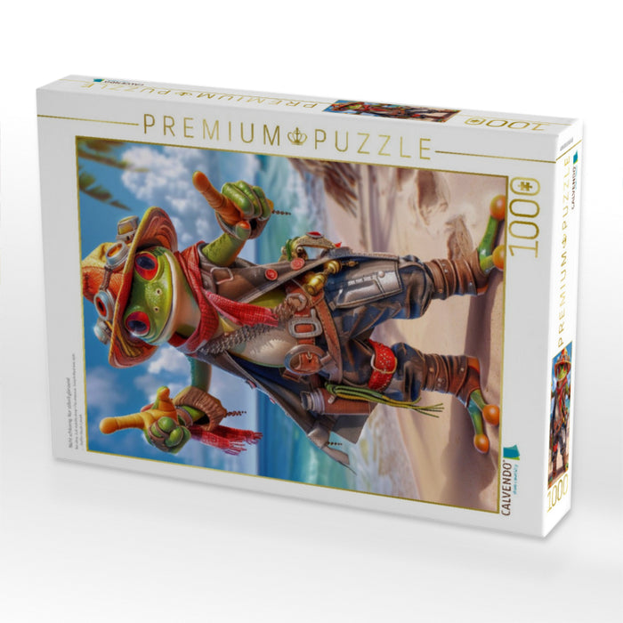 Nicht schleimig. Nur stilvoll glänzend - CALVENDO Foto-Puzzle'