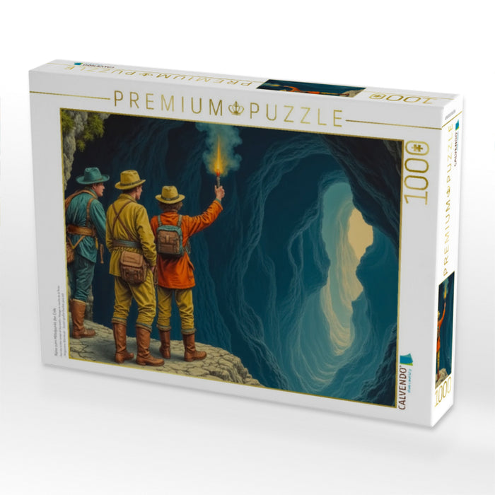 Reise zum Mittelpunkt der Erde - CALVENDO Foto-Puzzle'