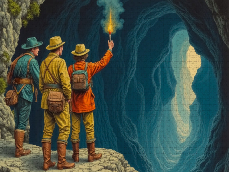 Reise zum Mittelpunkt der Erde - CALVENDO Foto-Puzzle'