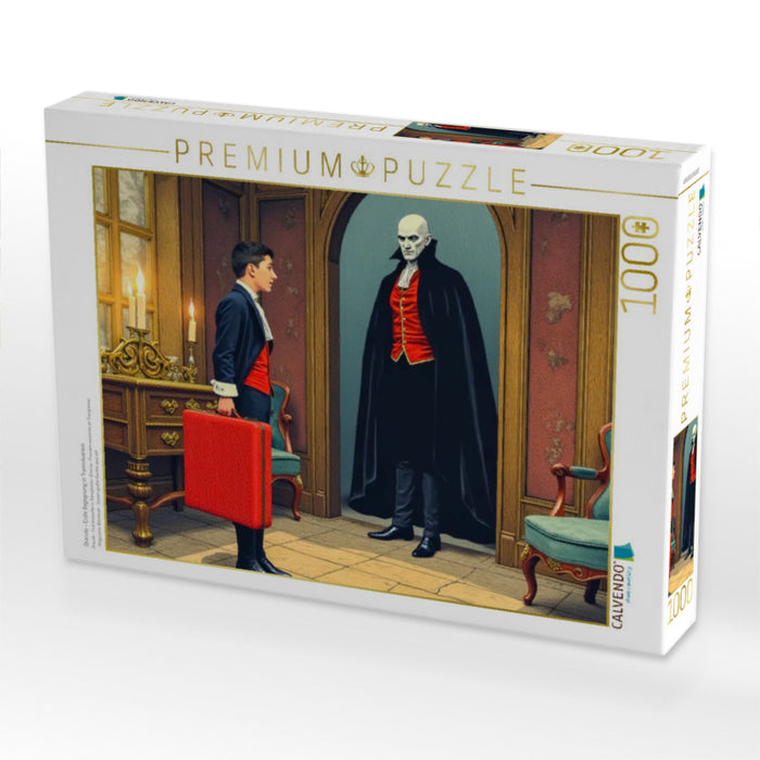 Dracula – Erste Begegnung in Transsilvanien - CALVENDO Foto-Puzzle'