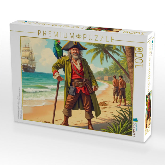 Die Schatzinsel – Long John Silver erscheint - CALVENDO Foto-Puzzle'