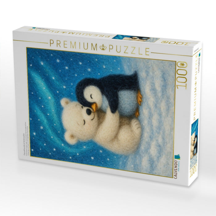 Flauschfreunde im Winterzauber - CALVENDO Foto-Puzzle'