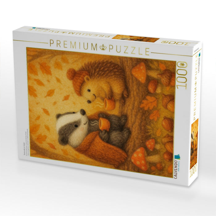 Teestunde im Wald - CALVENDO Foto-Puzzle'