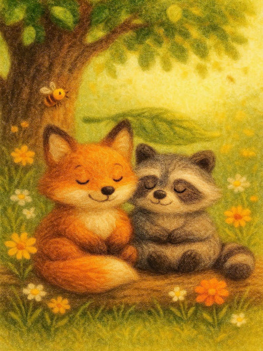 Waldträume zu zweit - CALVENDO Foto-Puzzle'