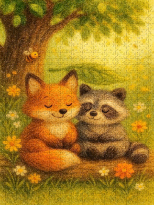 Waldträume zu zweit - CALVENDO Foto-Puzzle'