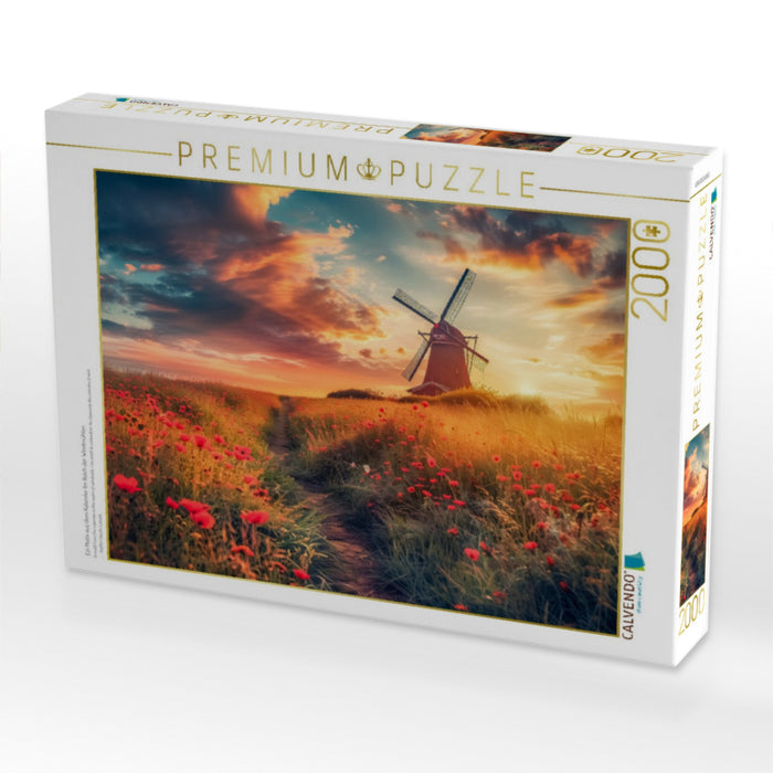 Ein Motiv aus dem Kalender Im Reich der Windmühlen - CALVENDO Foto-Puzzle'