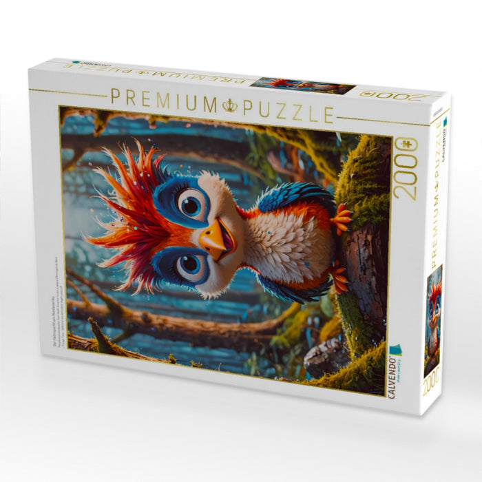 Der Helmspecht aus Nordamerika - CALVENDO Foto-Puzzle'