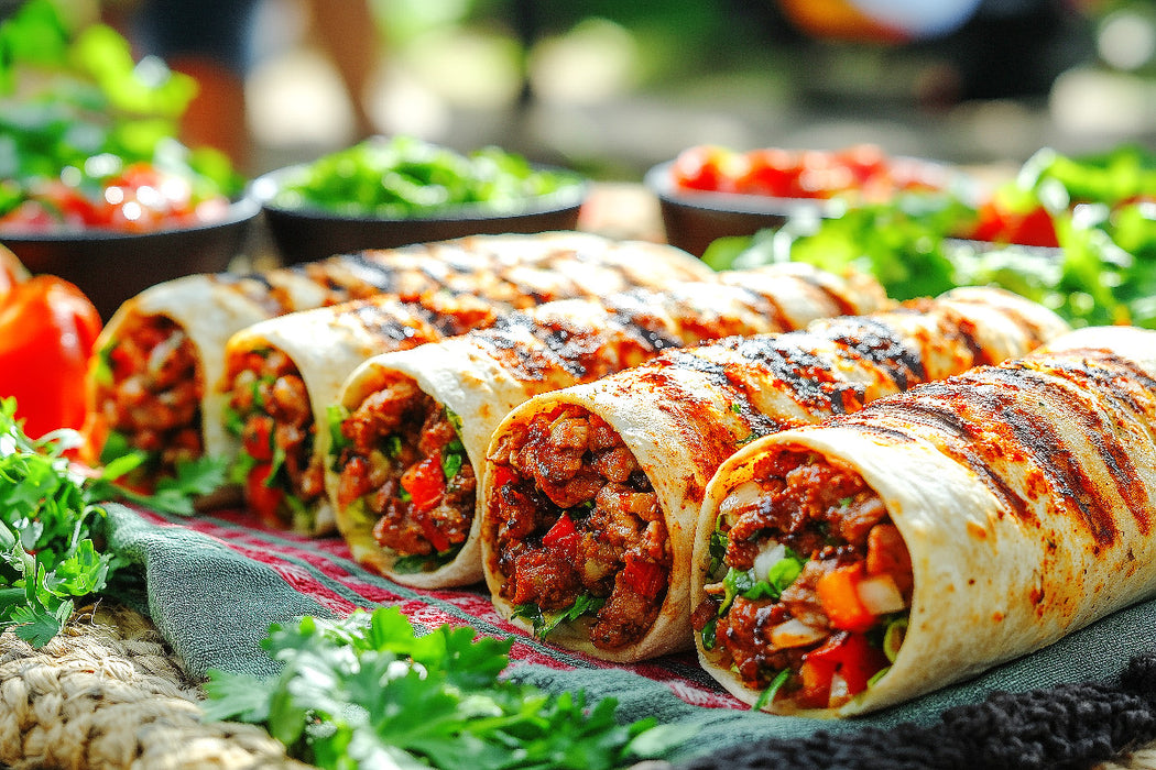 Premium Textil-Leinwand Dürüm Döner - Genussvoller Streetfood