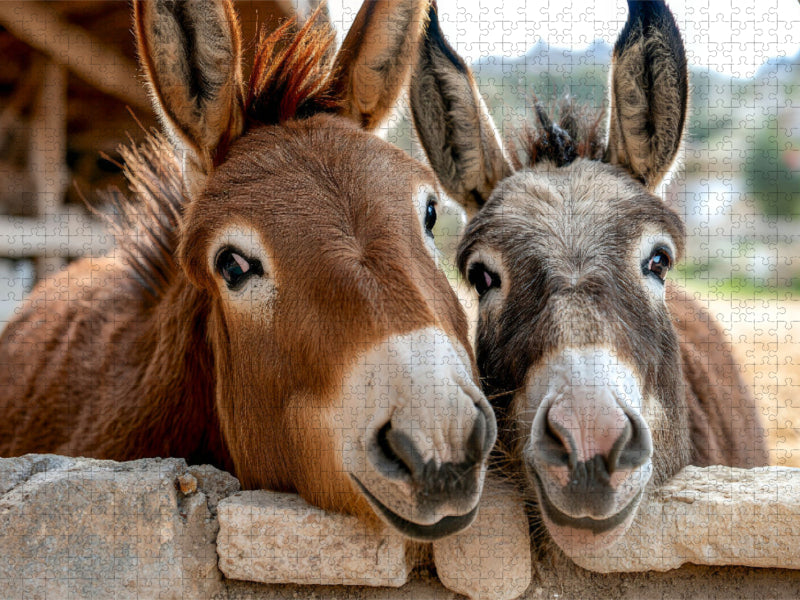 Zwei beste Freunde - CALVENDO Foto-Puzzle'