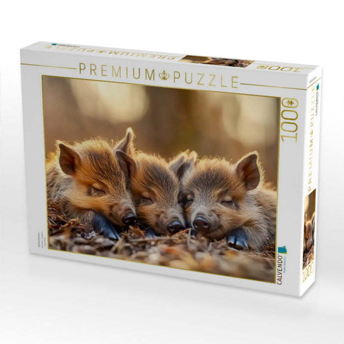 Wildschweine - CALVENDO Foto-Puzzle'