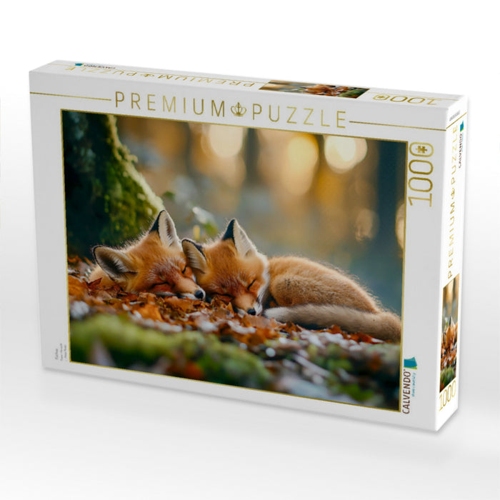 Füchse - CALVENDO Foto-Puzzle'