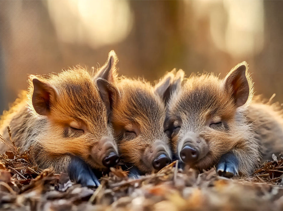 Wildschweine - CALVENDO Foto-Puzzle'