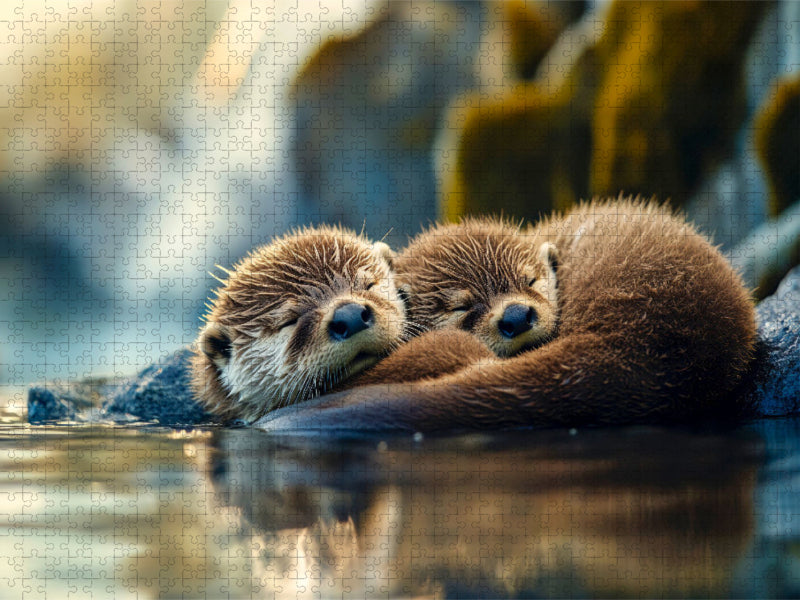 Otter - CALVENDO Foto-Puzzle'