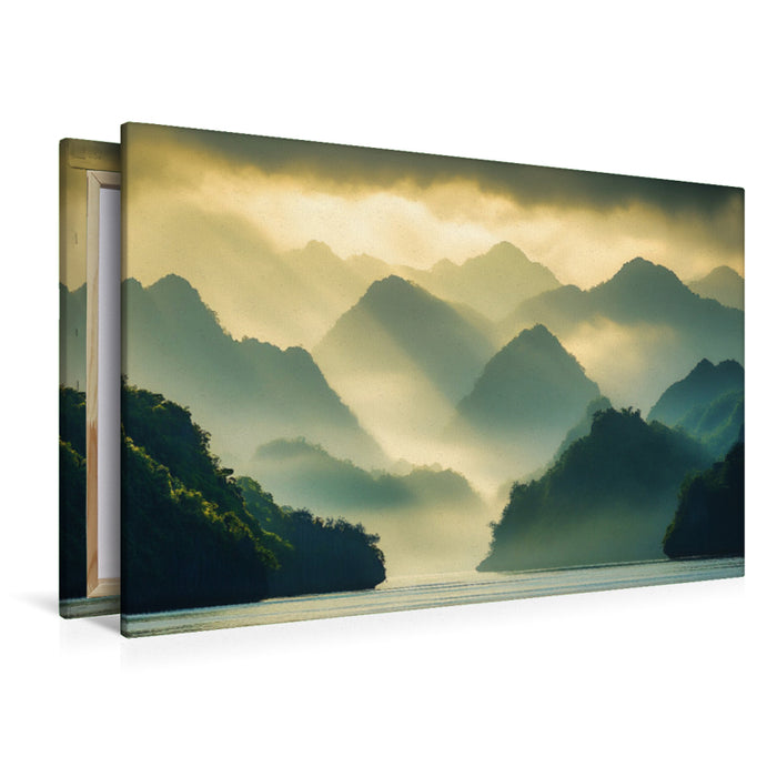 Premium Textil-Leinwand Bucht der Sehnsucht