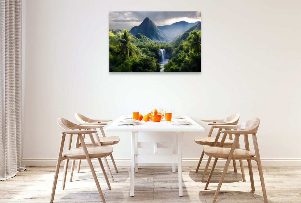 Premium Textil-Leinwand Wo die Zeit stillsteht