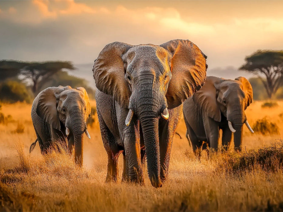 Elefanten - CALVENDO Foto-Puzzle'