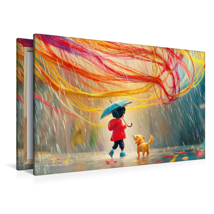 Premium Textil-Leinwand Ein Motiv aus dem Kalender "Witzige Weisheiten für Kinder"