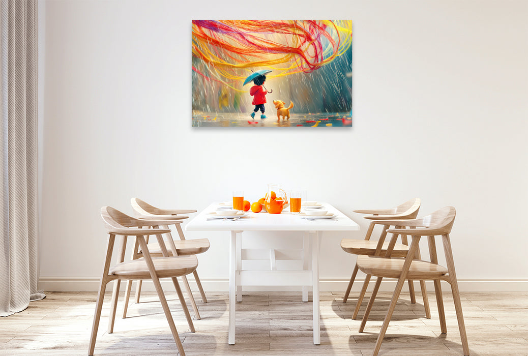 Premium Textil-Leinwand Ein Motiv aus dem Kalender "Witzige Weisheiten für Kinder"