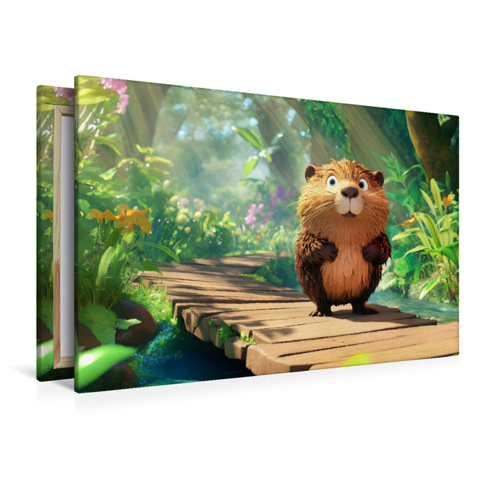 Premium Textil-Leinwand Ein Motiv aus dem Kalender "Witzige Weisheiten für Kinder"