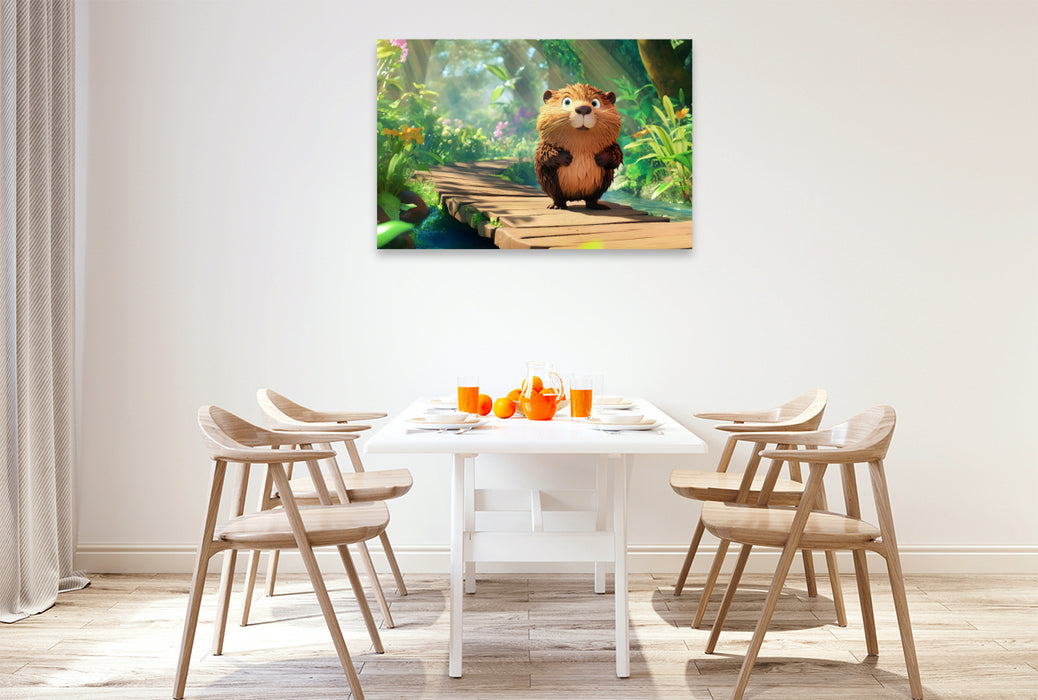 Premium Textil-Leinwand Ein Motiv aus dem Kalender "Witzige Weisheiten für Kinder"