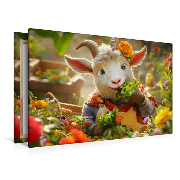 Premium Textil-Leinwand Ein Motiv aus dem Kalender "Witzige Weisheiten für Kinder"